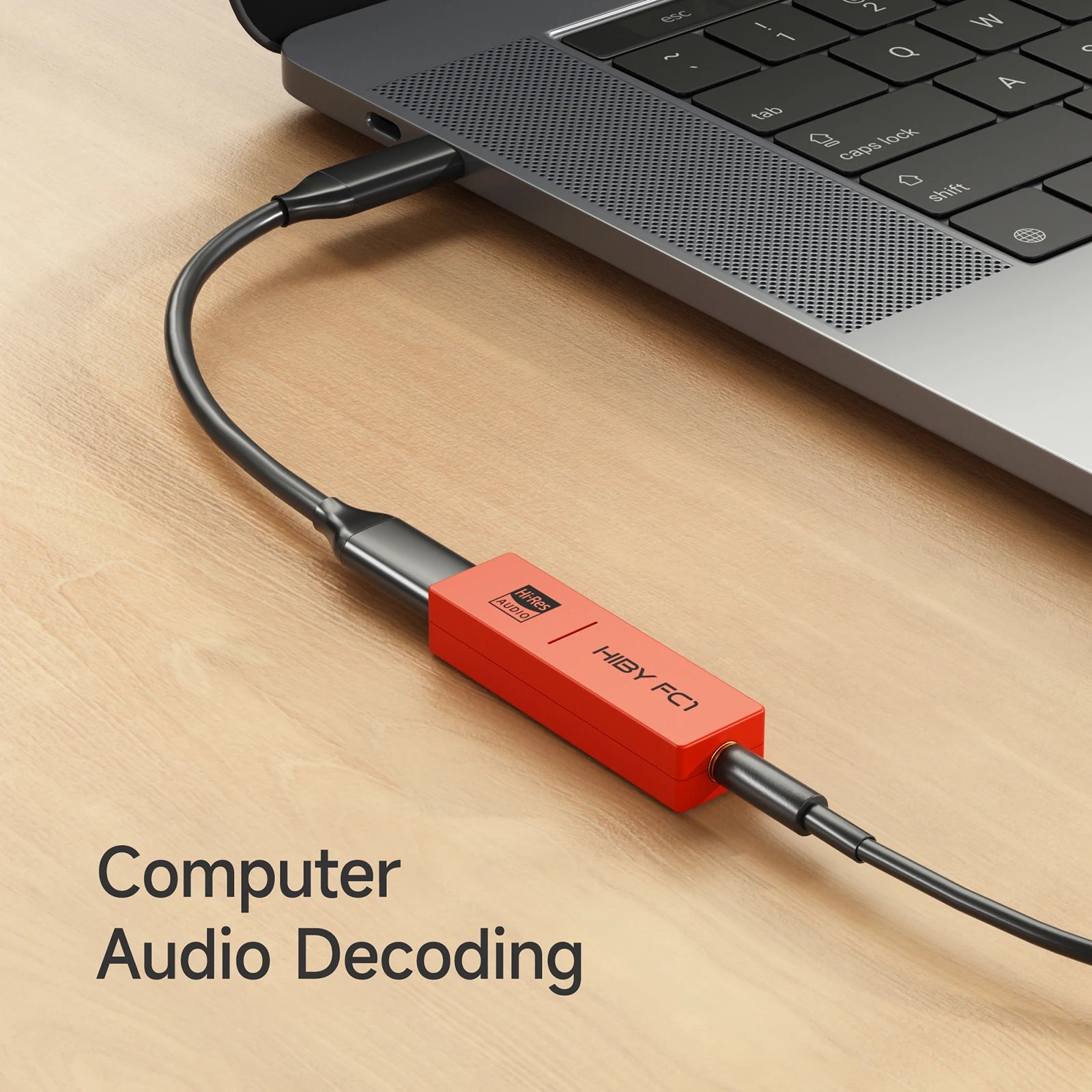 USB DAC Headphone Amp with 3.5mm Output - Tidesmit Portable Audio Adapter Tidesmit