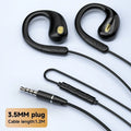 Tidesmit Open Ear Gaming Headset | Wired ENC Mic | 3.5mm & Type-C Options 3.5mm black Tidesmit