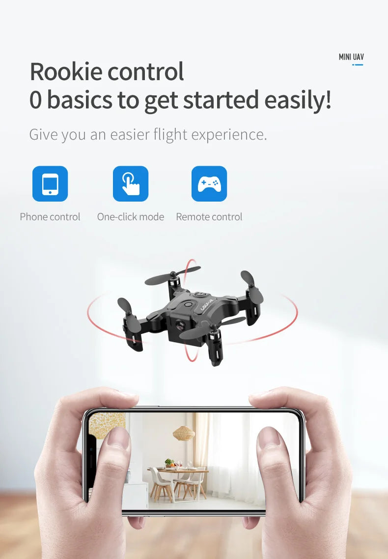 Mini 8K Camera Drone - Foldable FPV Quadcopter with GPS Stability Tidesmit