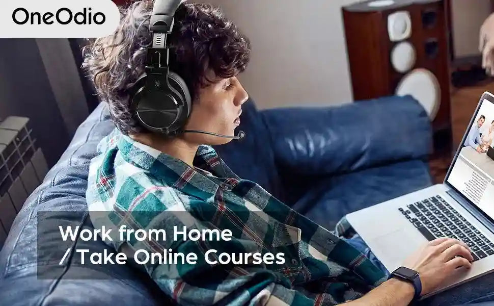 Wired Over-Ear Gaming Headset with Detachable Microphone Tidesmit