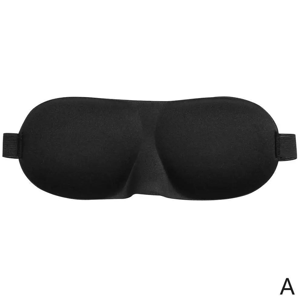 3D Travel Sleep Natural High Quality Portable Rest Soft Memory Foam Blindfold Padded Cover Eyepatch Cover Shade Mask Goggles