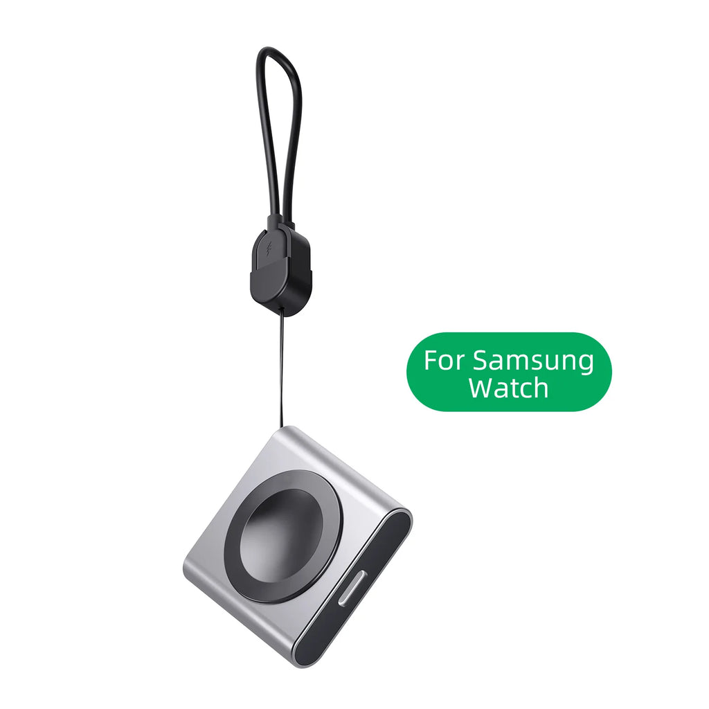 Samsung Galaxy Watch Wireless Charger – Fast USB-C Charging Dock Dark-Gray China Mainland Tidesmit