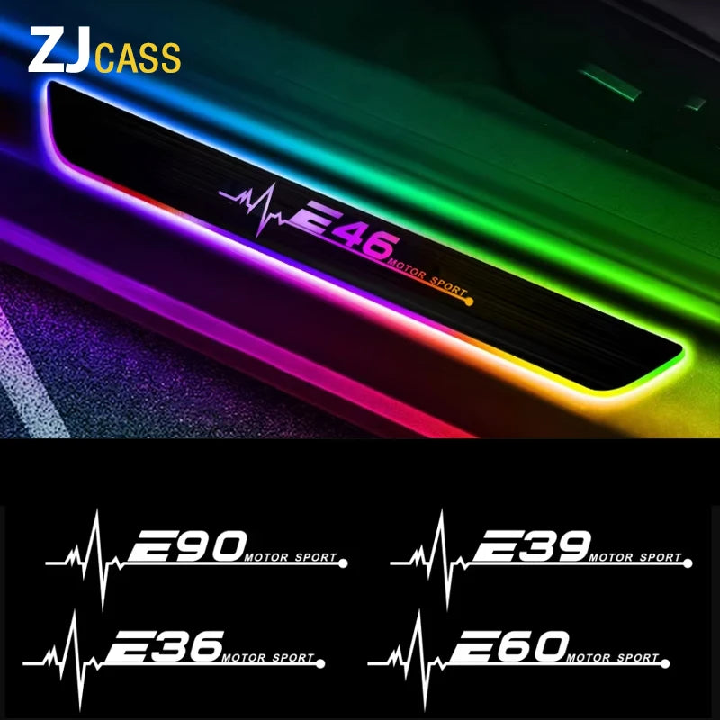BMW LED Door Sill Lights - Customizable RGB Pedal Lamp Upgrade Tidesmit