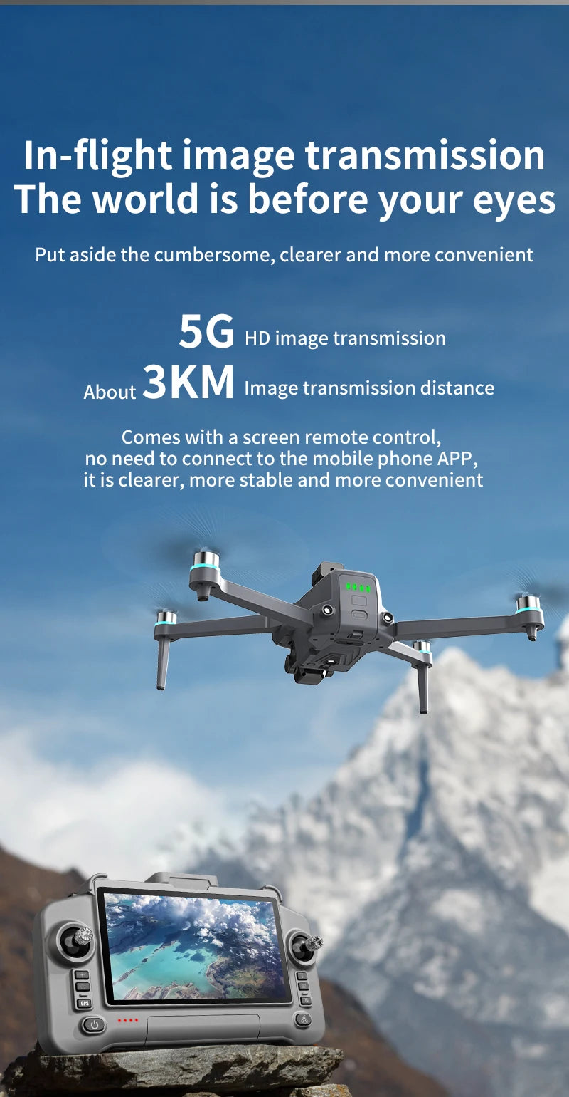Tidesmit SG603 GPS Drone with 8K Camera, Brushless Motor & Obstacle Avoidance Tidesmit