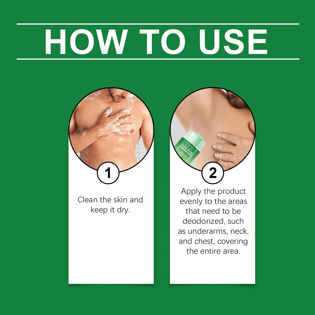 Tidesmit Mint Body Care Stick for long-lasting odor protection and moisturizing, non-greasy daily use deodorant.