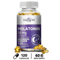 Melatonin 20mg Capsules, Natural Sleep Aid, Fall Asleep Faster, Improves Sleep Quality, Deep Sleep, Relaxation, Vegan