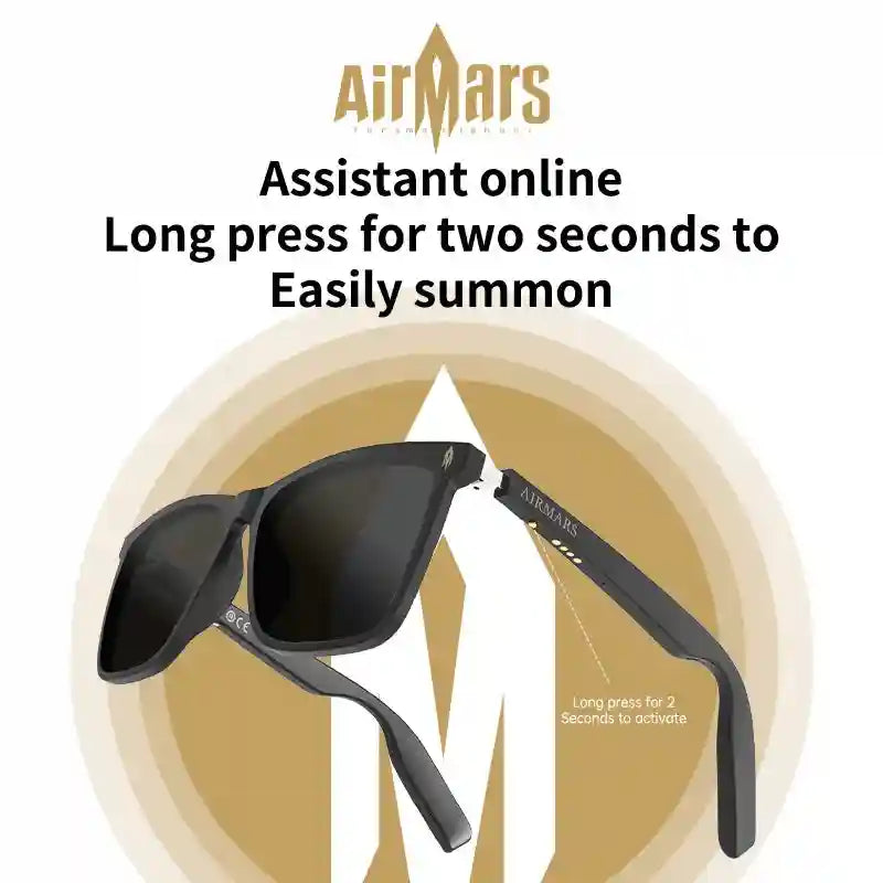Smart Audio Sunglasses with Spatial Sound - Bluetooth Wireless Tidesmit