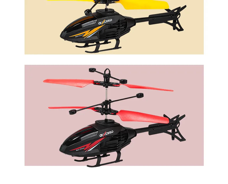 RC Helicopter Drone with Gesture Control - Durable Smart Toy for Beginners Tidesmit