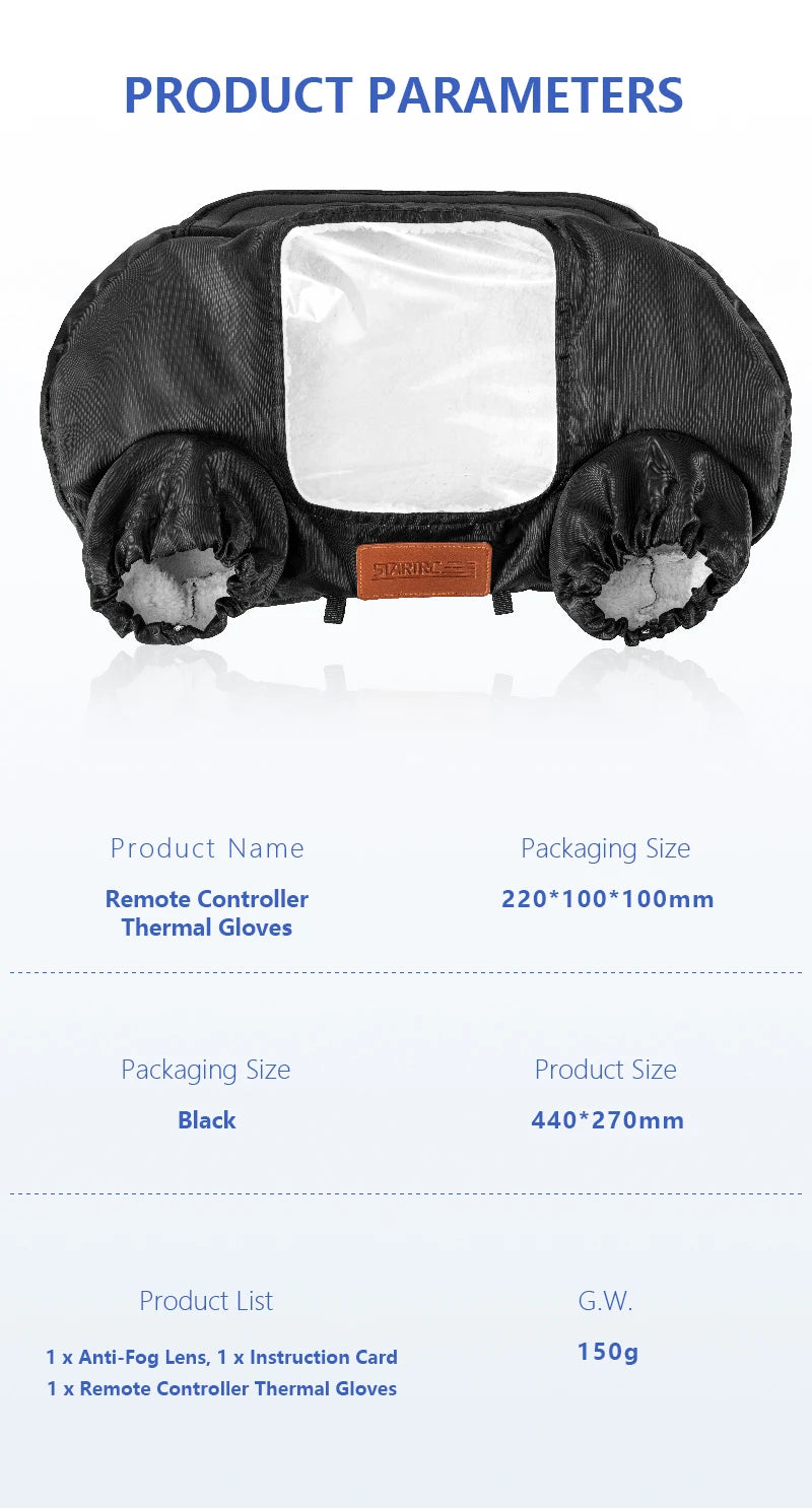 Drone Flight Gloves for Cold Weather Operation - Thermal Control Tidesmit