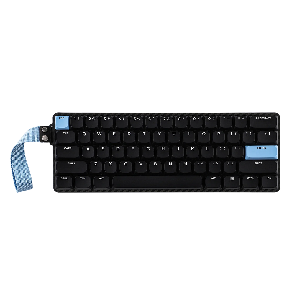 EPOMAKER Carbon60 60% ANSI US Layout Tri-mode Wireless Mechanical Keyboard with QMK/VIA Programmable & RGB Backlights