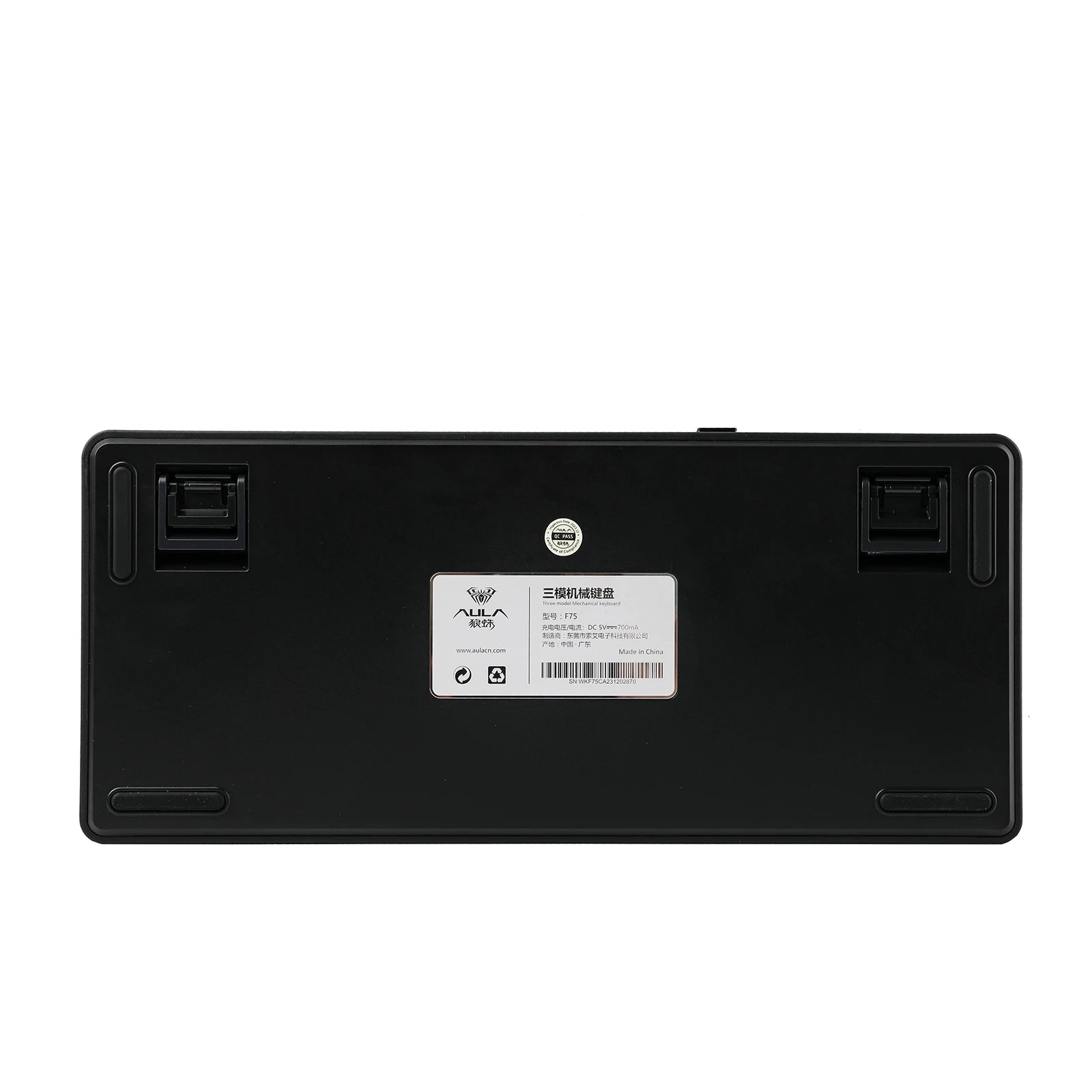 EPOMAKER x AULA F75 75% ANSI Hot-Swap Gasket Bluetooth 5.0/2.4G Wireless/Wired Mechanical Keyboard PBT Keycaps for Mac/Win