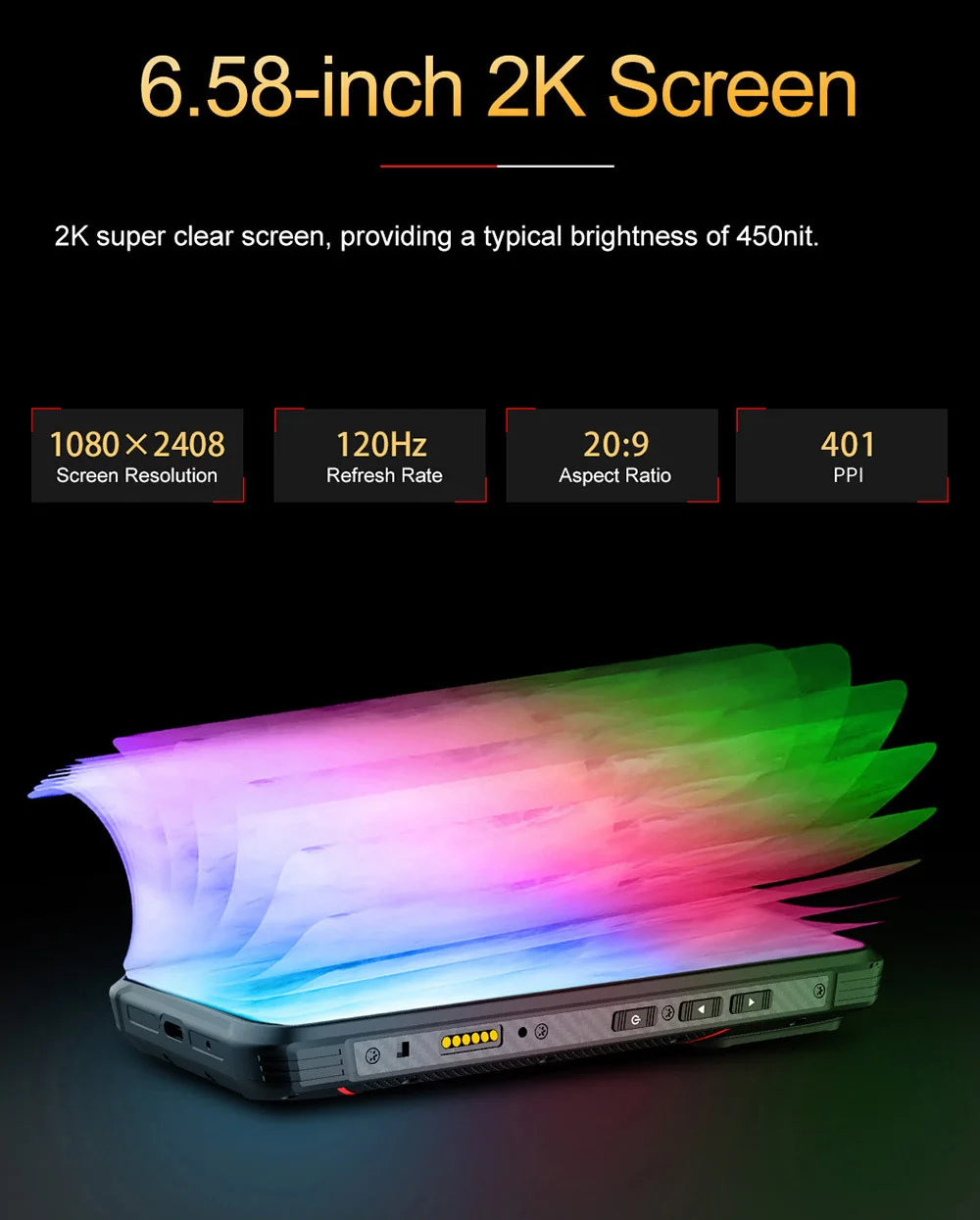 CONQUEST 5G Smartphone Network108MP Camera 12GB 512GB 66W Thermal Imaging  IP68 Waterproof NFC