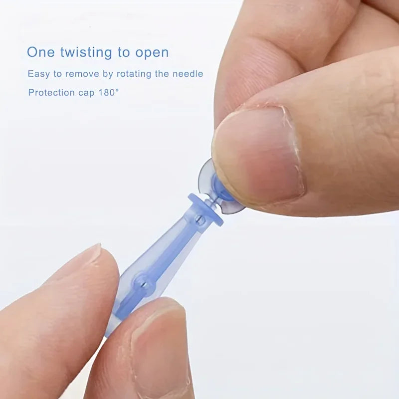 50pcs Disposable Blackhead Remover Acne Needles Blackhead Remover Tool Removal and Facial Cleaning Stainless Steel Needles
