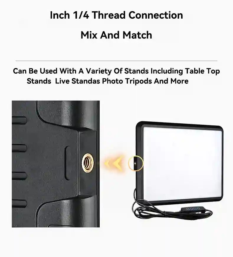 LED Ring Light with Adjustable Tripod Stand for Content Creation Tidesmit