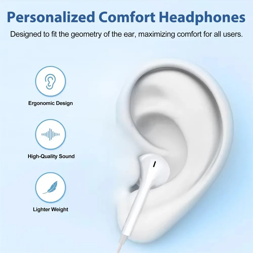 Tidesmit USB-C Wired Earphones for Xiaomi with Mic & Volume Control Tidesmit