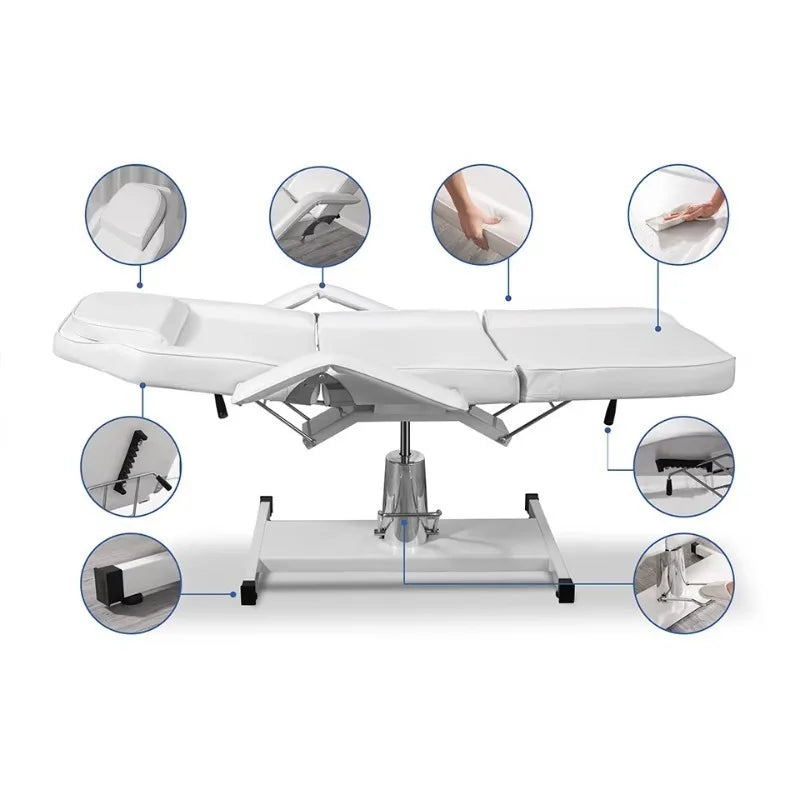 Massage Chair for Facial Spa - Ergonomic Reclining Electric Bed Massage Chairs Tidesmit