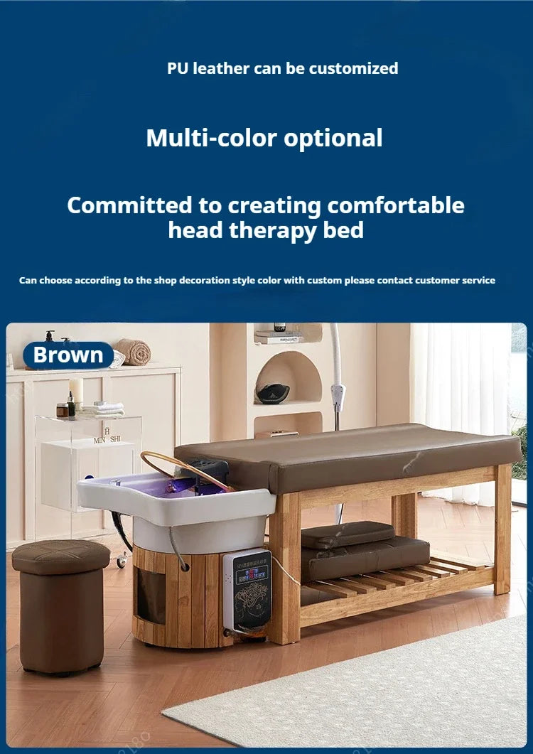 Spa Shampoo Chair | Professional Scalp Treatment Bed by Tidesmit Massage Chairs Tidesmit