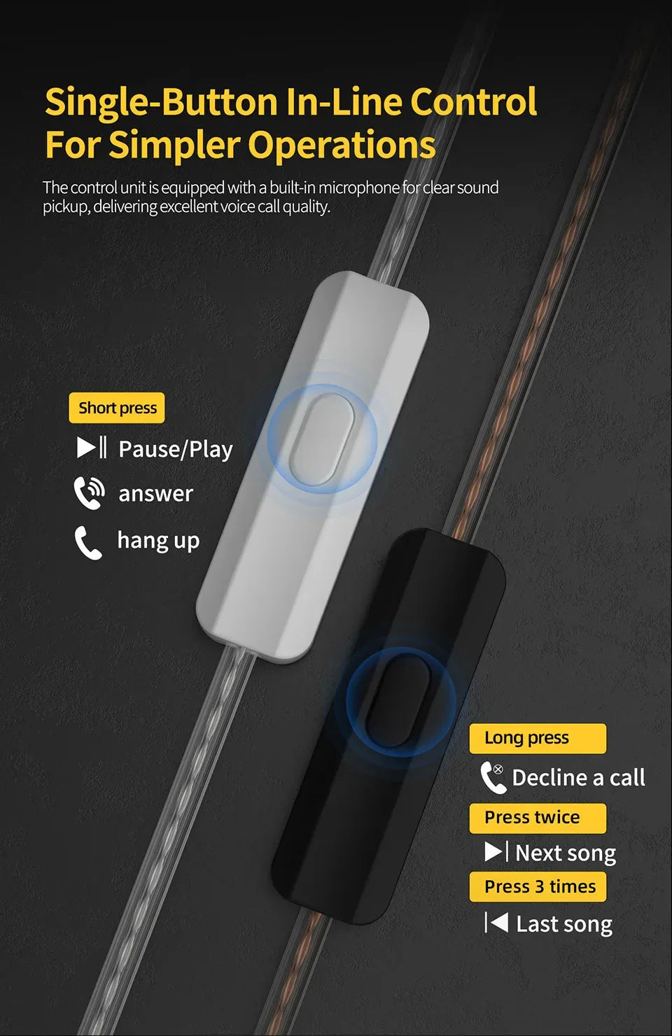 Noise-Cancelling Bass In-Ear Sports Headphones by Tidesmit Tidesmit