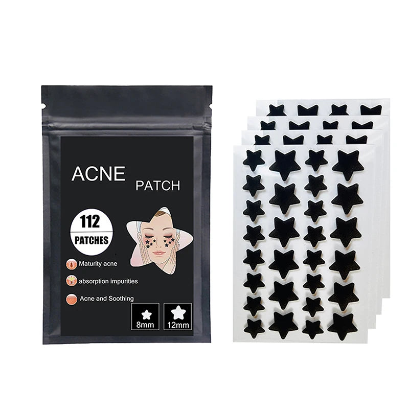 112 PCS/SET Star Pimple Patch Acne Colorful Invisible Acne Removal Skin Care Stickers Concealer Face Spot Beauty Skin Care Tools