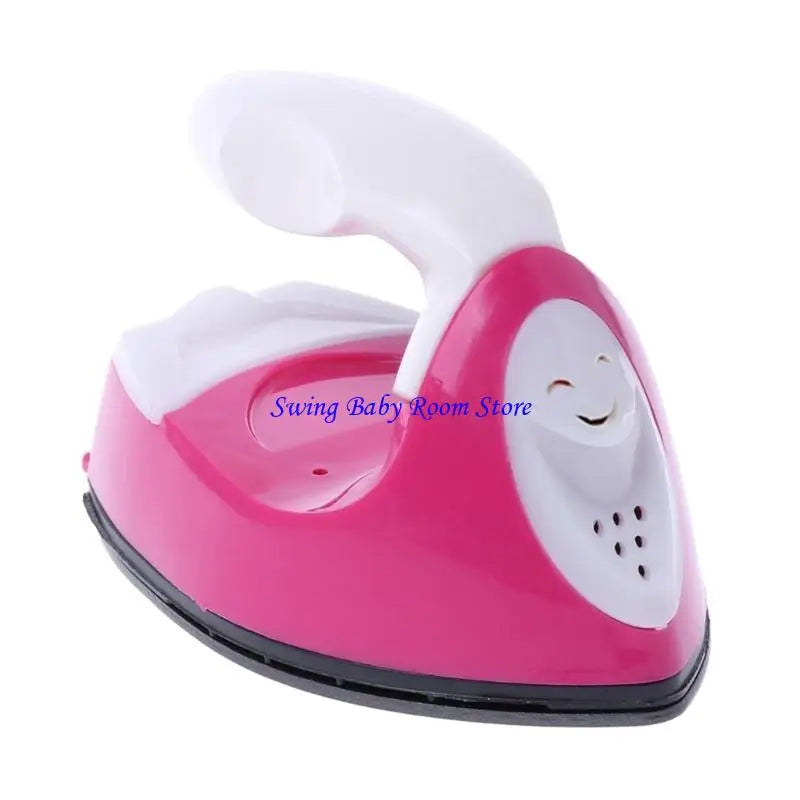 Tidesmit K1AD portable mini heat press iron showing side profile and compact dimensions for laundry and crafts
