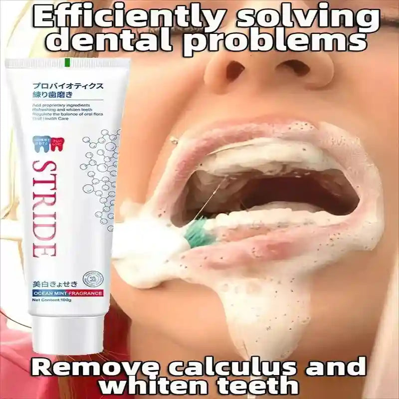 Tidesmit teeth whitening toothpaste for dental calculus removal and breath freshening