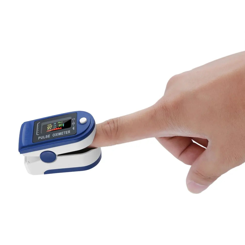 Fingertip Oximeter Testing SPO2 Oximeter Portable Fingertip Pulse Blood Oxygen Saturation Monitor LED Display Hot Sale