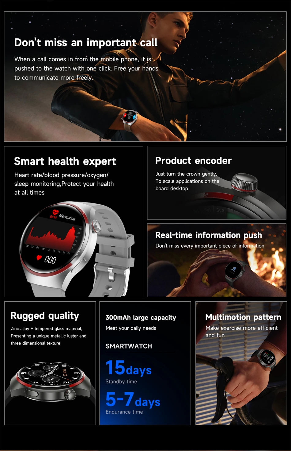 For WATCH 4 PRO Smart Watch Men Space Exploration Edition Bluetooth Call GPS NFC Heart Rate Sports SmartWatch 2026 New
