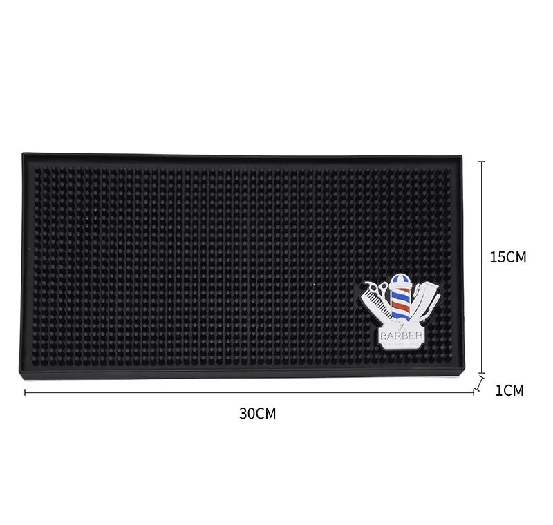Barber Station Mat Non-Slip Pad for Professional Hair Tool Organization Massage Chairs S Tidesmit