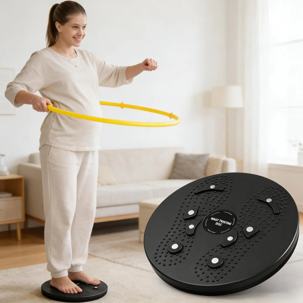 Waist Twisting Disc with Magnetic Massage - 198lb Capacity - Tidesmit Body Shaping Massage Equipment Tidesmit