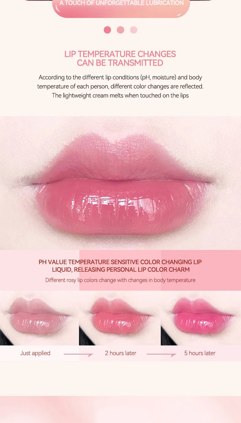 Color Changing Lip Balm - Moisturizing Peach Treatment by Tidesmit Lip Care Tidesmit