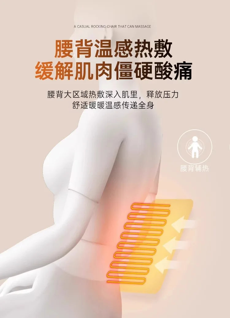 Full Body Massage Chair Recliner With Intelligent Rocking & Heat Therapy Massage Chairs Tidesmit
