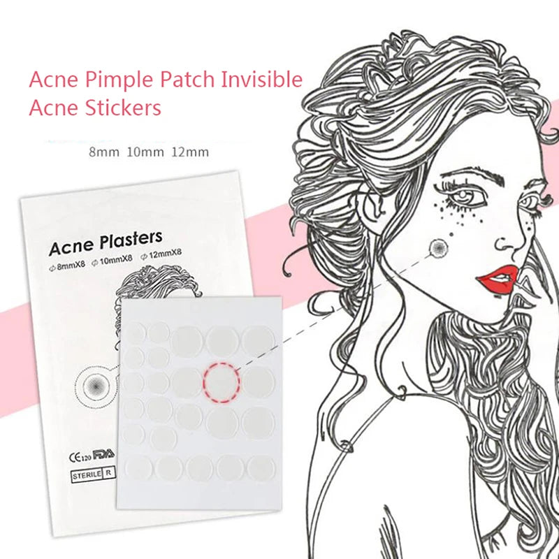 Hot Sale 72Pcs/2Sheets Acne Pimple Patch Clear Gel Invisible Acne Cover Stickers Pimple Remover Beauty Skin Care