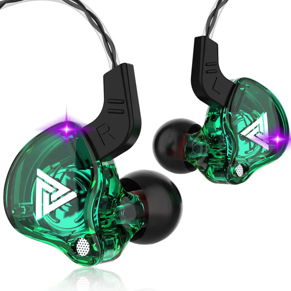 Wired Gaming Earphones with Noise Reduction and 3.5mm Mic by Tidesmit green Tidesmit