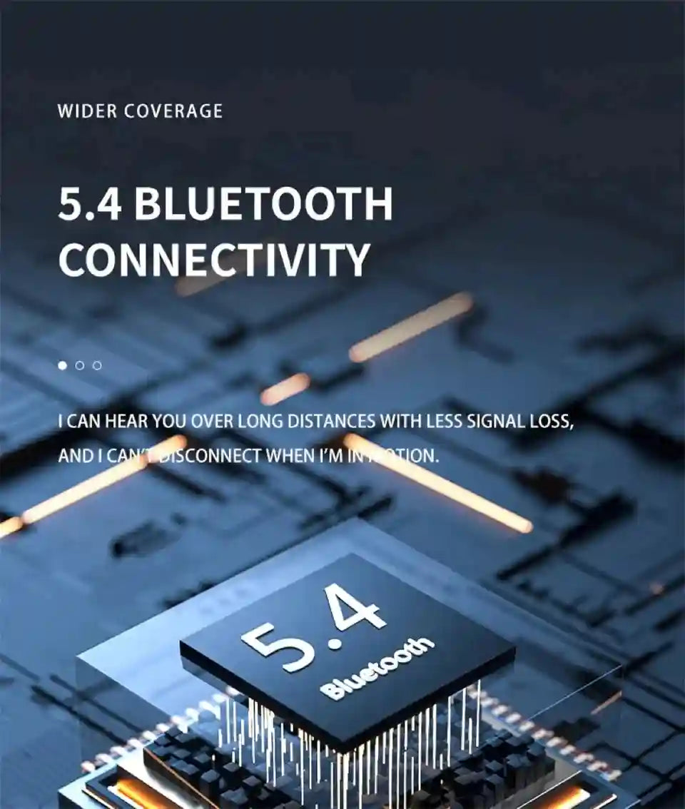 Wireless Single Earbud with Earhook - Bluetooth 5.3 Black - Tidesmit Tidesmit