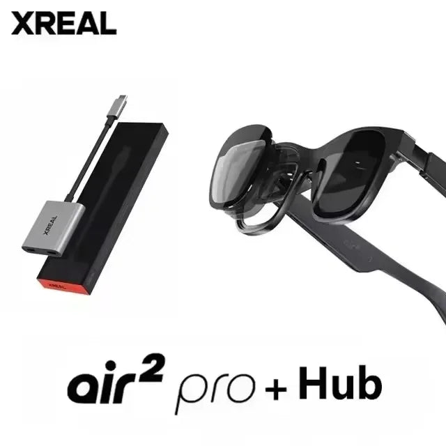 XREAL Air 2 Pro AR Glasses | 130-Inch Spatial Display for Mobile Devices AIR 2 PRO Hub Tidesmit