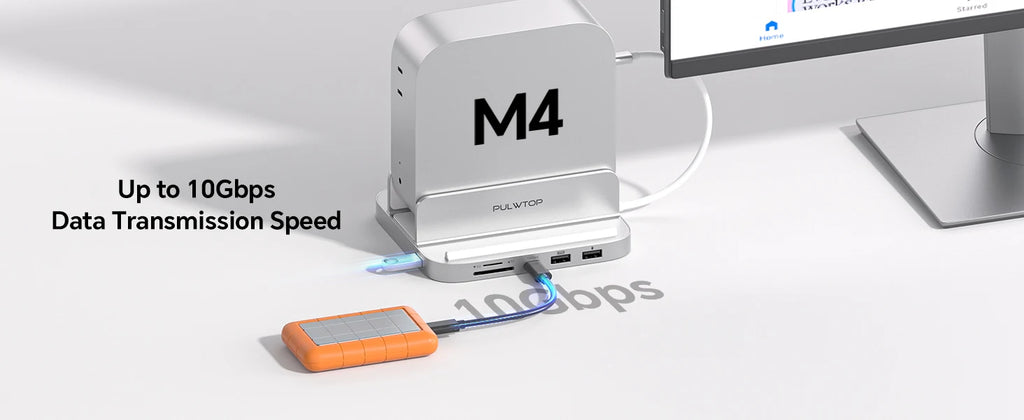 Mac Mini M4 Docking Station with 4K HDMI and M.2 SSD Expansion Tidesmit
