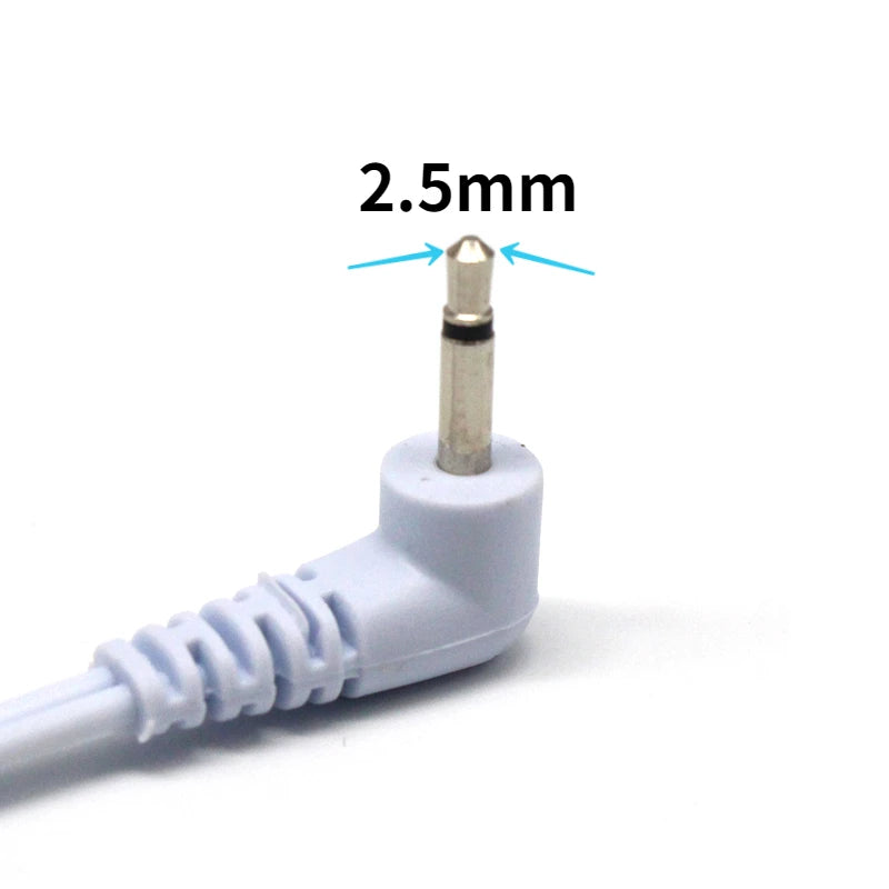 TENS Unit Lead Wire 2-Way or 4-Way Electrode Cable for Electric Massager Body Shaping Massage Equipment Tidesmit
