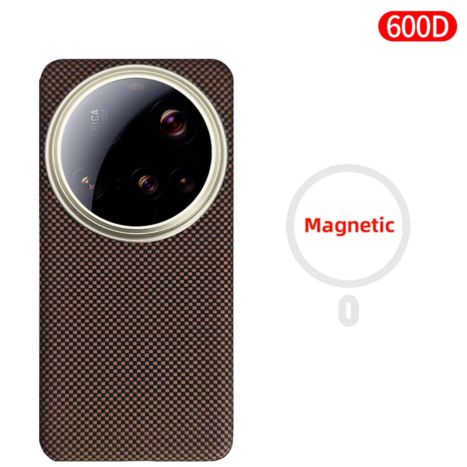 Xiaomi 15 Ultra Carbon Fiber Case | Slim MagSafe Aramid Protection Black Gold Magnetic xiaomi 15 ultra Tidesmit