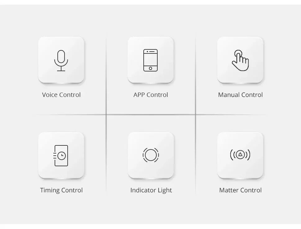 Melery Matter over WiFi Smart Light Switch Glass Touch Sensor Remote Control by Alexa GoogleApple Home Siri Homekit SmartThings