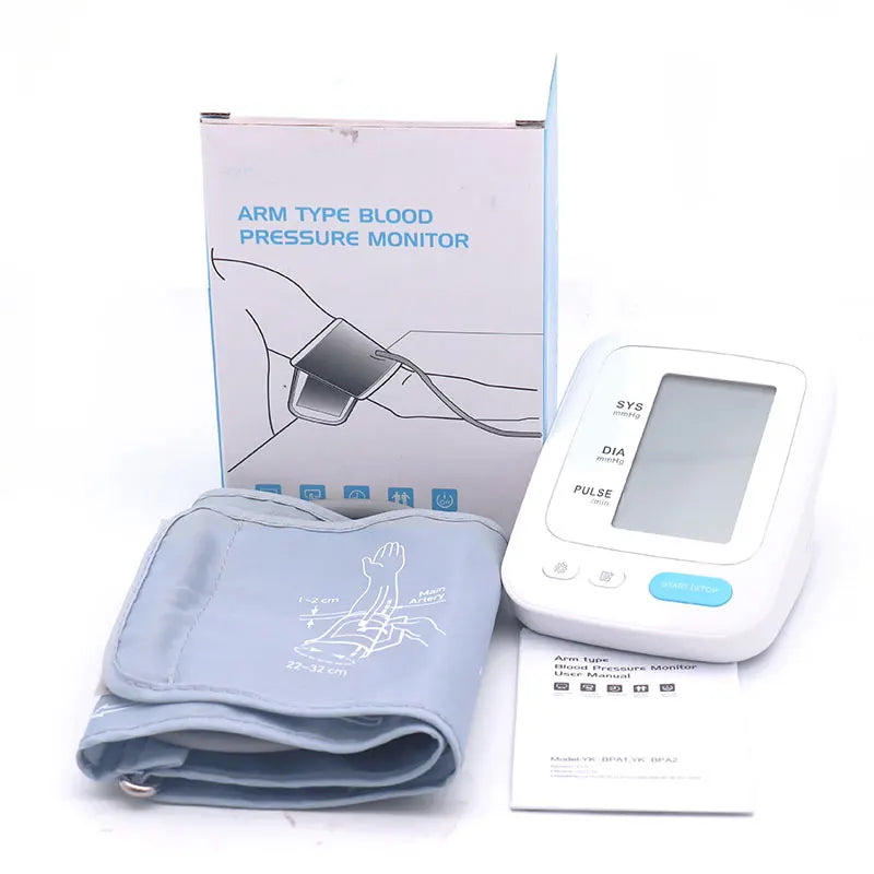 JianYouCare Portable Digital Upper Arm Blood Pressure Monitor Medical Tonometer Sphygmomanometer Heart Rate device Tensiometer