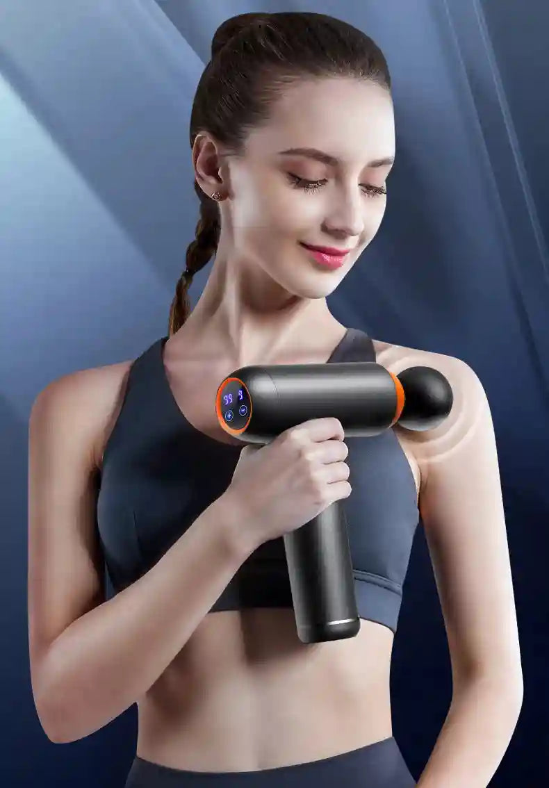 Percussive Therapy Massage Gun - 99 Speed Deep Tissue Pain Relief Fascia Gun Tidesmit