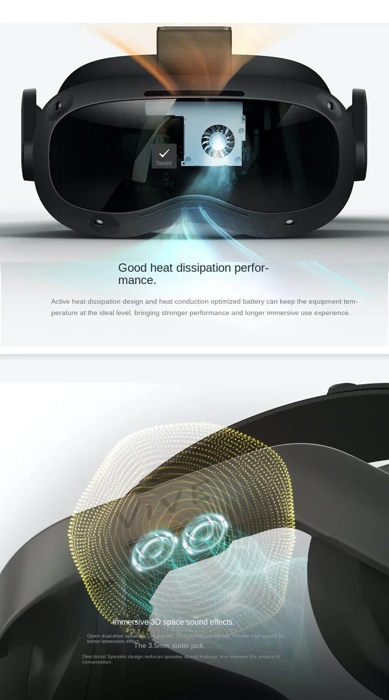 HTC Vive Focus 3 VR Headset: 5K Wireless PC VR System - Tidesmit Tidesmit