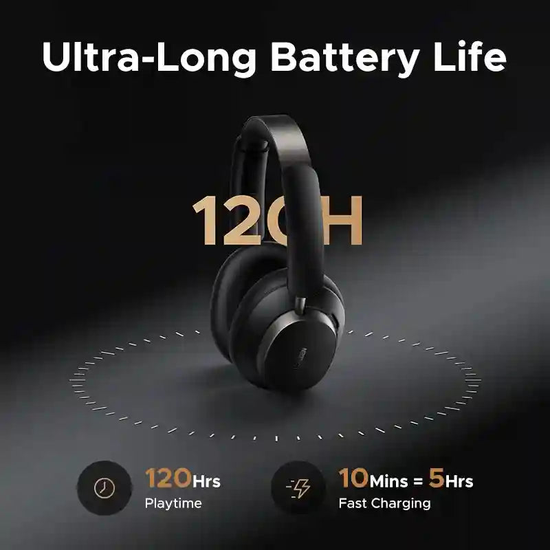 Wireless Noise Canceling Headphones - Hi-Res LDAC Over-Ear Studio Monitor Tidesmit