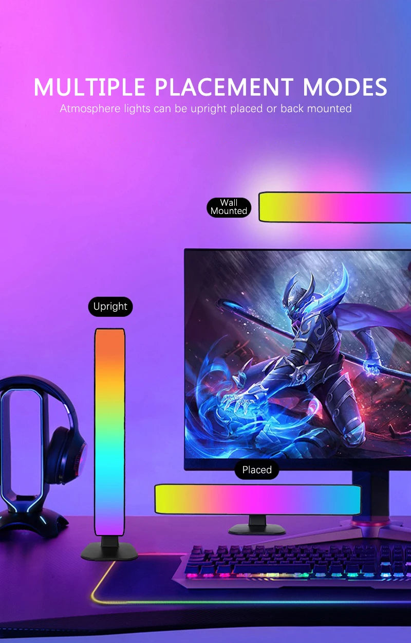Smart RGB Gaming Light Bar with Wi-Fi Music Sync | Tidesmit Tidesmit