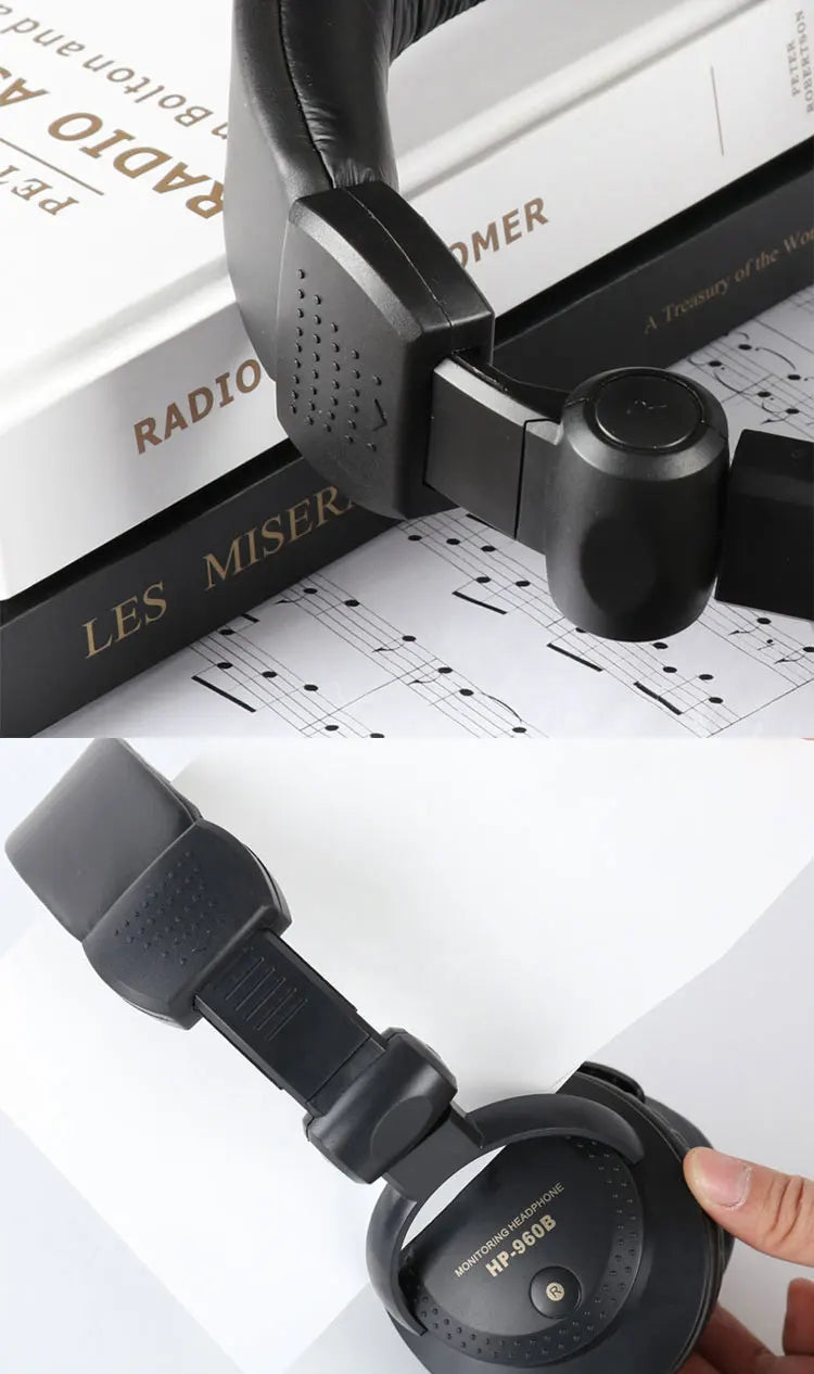 Studio Monitor Headphones with Active Noise Cancellation - Wired Over-Ear Tidesmit