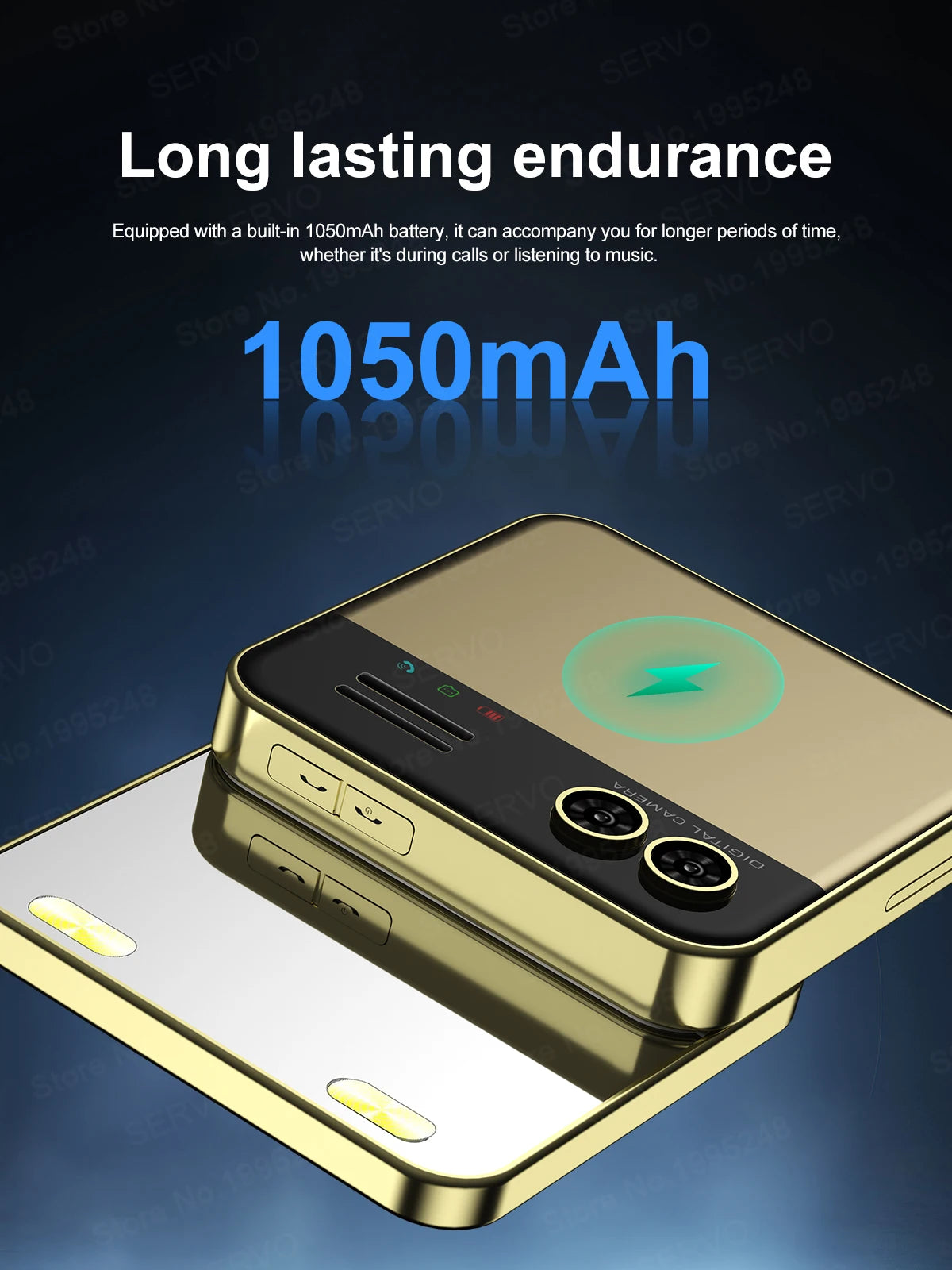 SERVO AUAR11 Rotating Screen Mobile Phone 2G GSM Dual SIM Blacklist Magic Voice FM Radio Speed Dial Torch Mini Sliding Cellphone