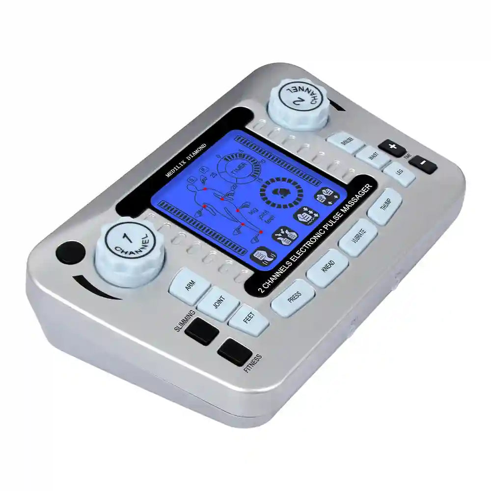 Electric Pulse Neck Massager with Heat Therapy - Rechargeable Pain Relief Eye Massage Instrument Tidesmit