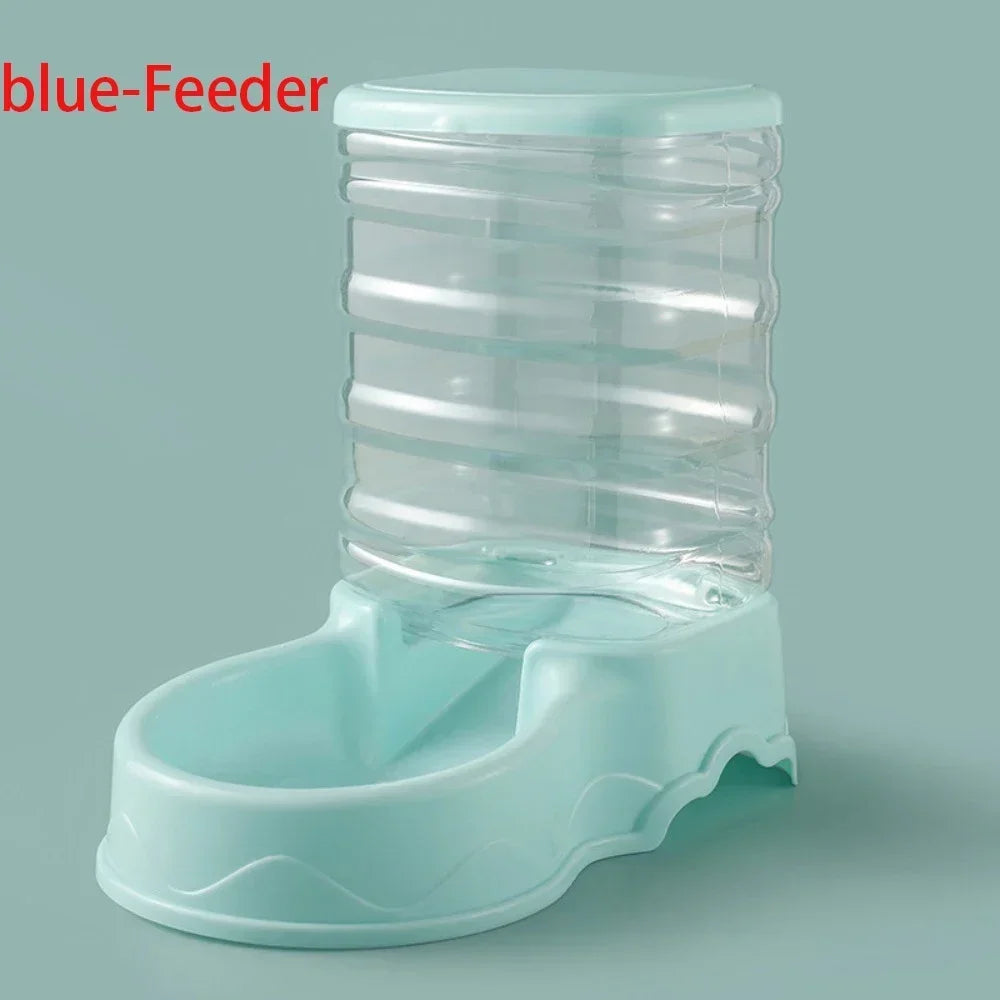 26pcs3.8L PP Material Pet Feeder Pet Water Fountain Drink Bowl Automatic Pet Feeder Large Cat Dog Food Dispenser