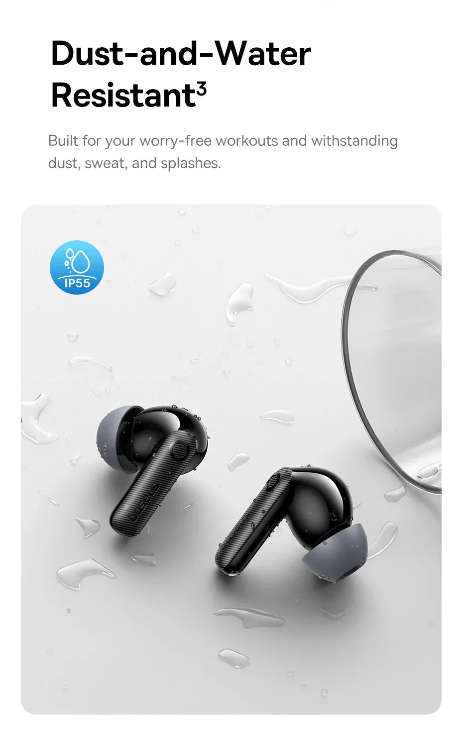 Tidesmit 50dB ANC Wireless Earbuds | Hi-Res Audio Bluetooth TWS Tidesmit