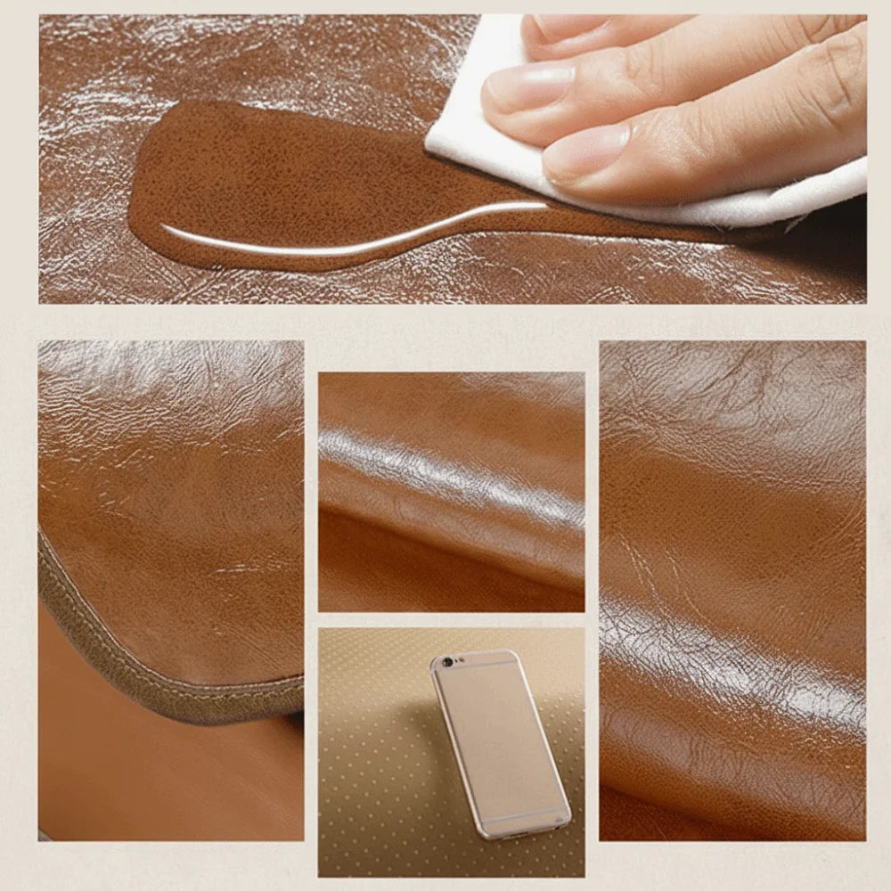 Zafu Thick Leather Cushion Non-Slip Soft Round Sitting Seat Pad Waterproof 35/40cm Dining Chair Pad Meditation